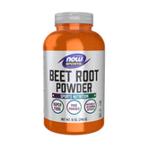 NOW Foods Poudre de betterave en bouteille prête à être versée dans des shakes