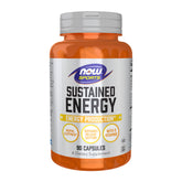 NOW Foods Sports Sustained Energy: capsules énergie soutenue pour vigilance durable.