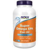 NOW Foods Super Omega EPA – bouteille montrée, potentiel soutien cardiovasculaire.