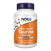 NOW Foods Taurine 1000 mg – bouteille prête à l’emploi et dosage fiable pour le quotidien.