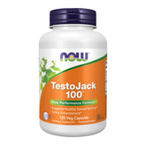 NOW Foods TestoJack 100 : bouteille de capsules pour le quotidien masculin.