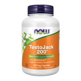 NOW Foods TestoJack 200 — Bouteille de capsules pour soutenir énergie et vitalité au quotidien.