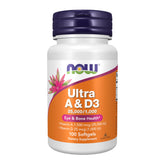 NOW Foods Vitamine A et D3 en flacon, soutien potentiel pour les yeux et les os.