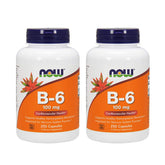 NOW Foods Vitamine B-6 100 mg – bouteille pratique pour usage quotidien