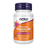 NOW Foods Vitamine D-3 1000 UI – gommes fruits, apport quotidien pratique