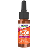 NOW Foods Vitamine E huile liquide, flacon scintillant, prêt à l'emploi.