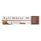NOW Foods XyliWhite tube dentifrice coco-menthe, haleine fraîche après brossage