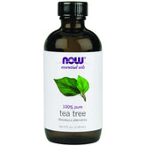 NOW Huile Arbre à Thé – bouteille 118 ml pour soins quotidiens.