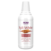 NOW XyliWhite bouteille rinçage pour haleine fraîche et durable.