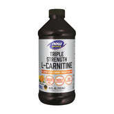 NOW Foods L-Carnitine Liquide triple force citron, bouteille 16 oz prête à être consommée