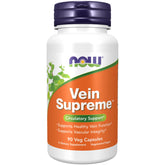 NOW Foods bottle front view showing supplement label and vascular support benefit