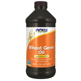 NOW Foods Huile de Germe de Blé en bouteille 16 oz, riche en EFAs.