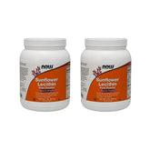 NOW Foods Lécithine de tournesol en poudre – emballage pratique, émulsifiant naturel pour sauces et boissons.