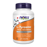 NOW Foods L-Tyrosine 750 mg – bouteille soutient vigilance mentale au quotidien
