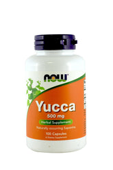 NOW Foods Yucca 500 mg capsules: capsules faciles à prendre pour une routine de bien-être quotidienne.