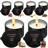 Nuanchu bougie huile massage coco pour relaxation aromatique et soin de la peau