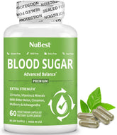 NuBest Sucres Sanguins montre une bouteille évoquant l'équilibre et l'énergie.