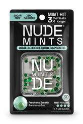 NUDE MINTS: boîte menthe pour fraîcheur instantanée.