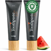 Nudge dentifrice 10% nano-hydroxyapatite sur tube avec étiquette claire