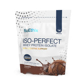 NuEthix ISO-Perfect Digestif Chocolat Bouteille, mélange facile après l’entraînement