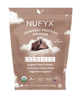 NUFYX Heavenly Protein – Verse dans un verre pour une boisson protéinée pratique.