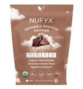 NUFYX Protéine Céleste: bouteille pratique pour démarrer une journée protéinée vegan.
