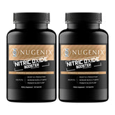 Nugenix – bouteille d'oxyde nitrique avec design premium et potentiel soutien circulation lors de l'effort.