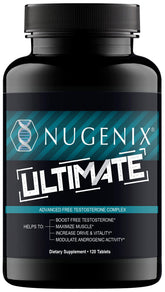 Nugenix Ultimate — vue avant de la bouteille, énergie potentielle pour votre quotidien.