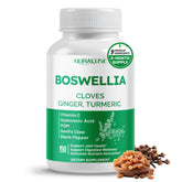 NURAFUSE Boswellia - bouteilles de gélules, soutien potentiel des articulations et de la mobilité.