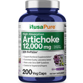 NusaPure Artichaut 20:1 extrait — bouteille montrant l’extrait concentré pour l’usage quotidien
