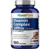 NusaPure Diosmin Complex – flacon 180 gélules, pratique à emporter