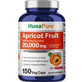 NusaPure Extrait Abricot 20:1 – bouteille prête à l’usage quotidien.