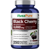 NusaPure Extrait cerise noire 20:1 – flacon prêt à l'emploi, riche en nutriments.