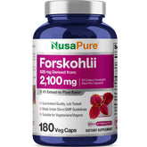 NusaPure Forskohlii 4:1 flacon clair, facile à intégrer dans votre routine.