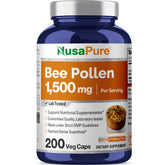 NusaPure pollen abeille 1500 mg gélules pour un apport pratique