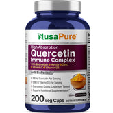NusaPure Quercétine Complex – bouteille, routine quotidienne simplifiée et pratique