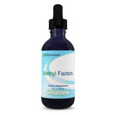Nutra BioGenesis Methyl Factors – flacon et étiquette, soutien énergétique potentiel.