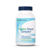 Nutra Biogenesis Gastric Support Complex – bouteille et capsules, soutien digestif potentiel.
