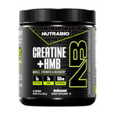 NutraBio Creatine + HMB en poudre prêt à mélanger pour entraînements optimisés