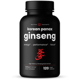 NutraChamps Ginseng Coreen Rouge — bouteille: énergie naturelle et concentration soutenue.