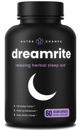 NutraChamps Sommeil 10-en-1 – bouteille prête à l’emploi pour un repos profond.