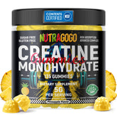 NUTRAGOGO Créatine Gomme – emballage 135 gommes, pratique et vegan pour l'entraînement.