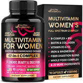 NUTRAHARMONY Multivitamine femmes 47-en-1: énergie et concentration potentielles.