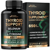 NutraHarmony Thyroïde : bouteille montrant des capsules prêtes à prendre.