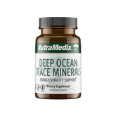 NutraMedix Deep Ocean Trace Minerals – bouteille montrant le flacon, soutien minéral quotidien et énergie naturelle.