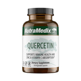 NutraMedix Quercétine 500 mg — comprimés végétariens pour soutien immunitaire et santé cardiaque.
