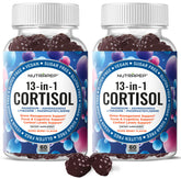 NutraPep Cortisol Gummies pack de bouteilles, soutien quotidien au calme et focus.