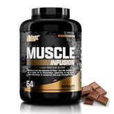 Nutrex Muscle Infusion poudre chocolat, shake délicieux riche en protéines.