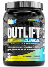 Nutrex Outlift, poudre pré-entraînement dose complète, énergie et concentration pour chaque séance.