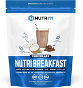 NutriBreakfast poudre céto chocolat, énergie matinale durable